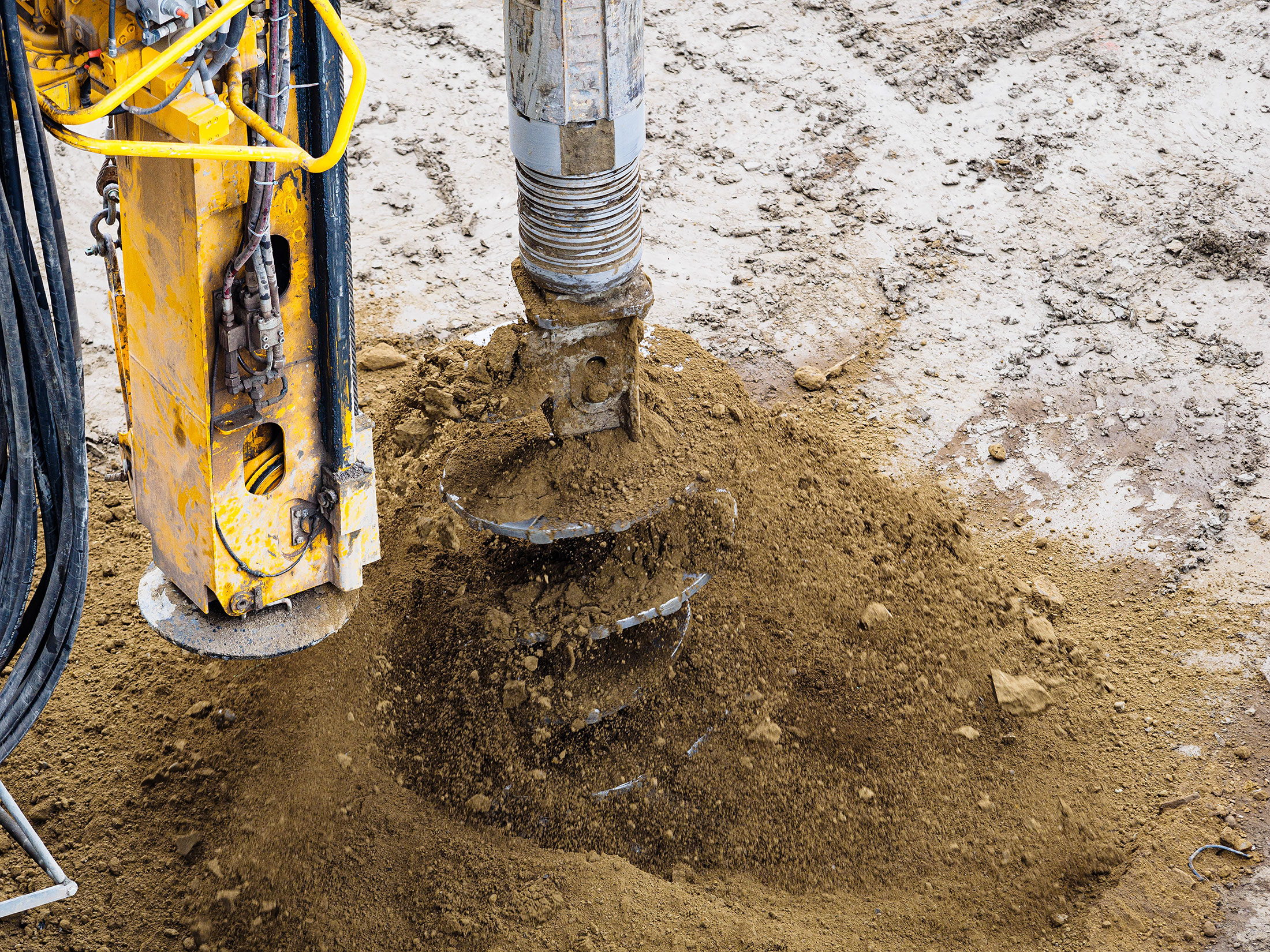 Caisson Drilling in Santa Barbara, Caisson and Drilling Contractors, Ground Engineering, Construction Services, California, Coastline Engineering, Drilling and Shoring Experts, Excavation, Grading, Deep Foundations